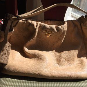 Prada Deerskin Leather Hobo